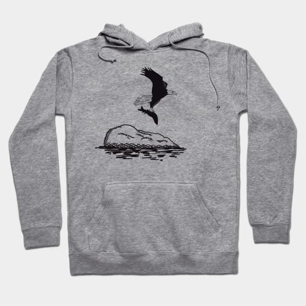 Catch of the day Hoodie by Kirsty Topps